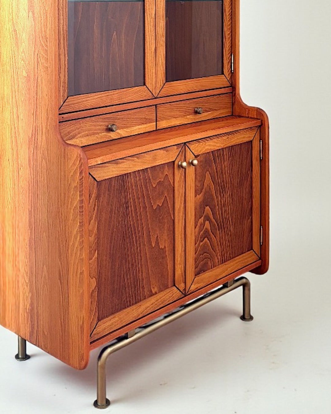 Exclusive Solid Wood Cinnamon Brown Buffet