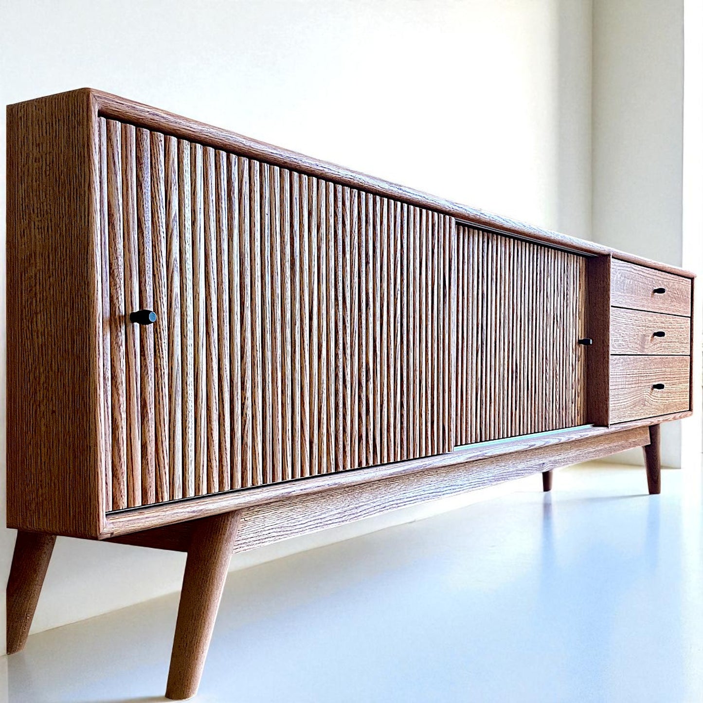 Mazhar Masif Ahşap V1 Bourbon Tv Ünitesi