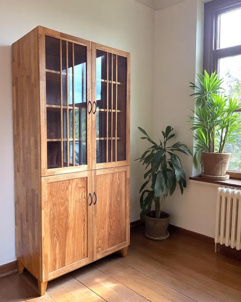 Pole-Style Solid Wood Pure Buffet