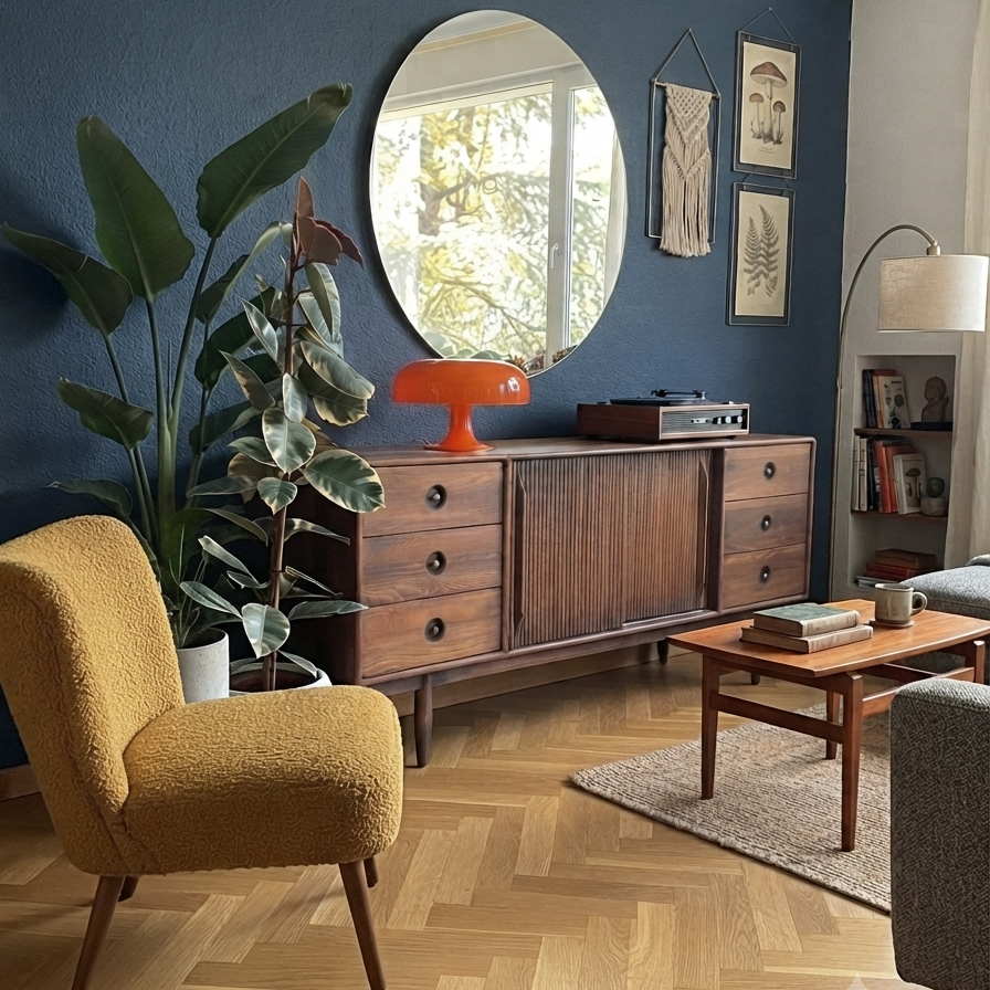 Mazhar V2 Solid Wood Cocoa Console