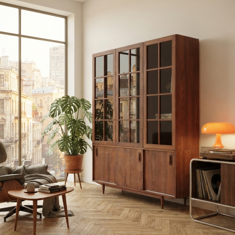 Muaşaka Solid Wood Arabica 3-Piece Buffet