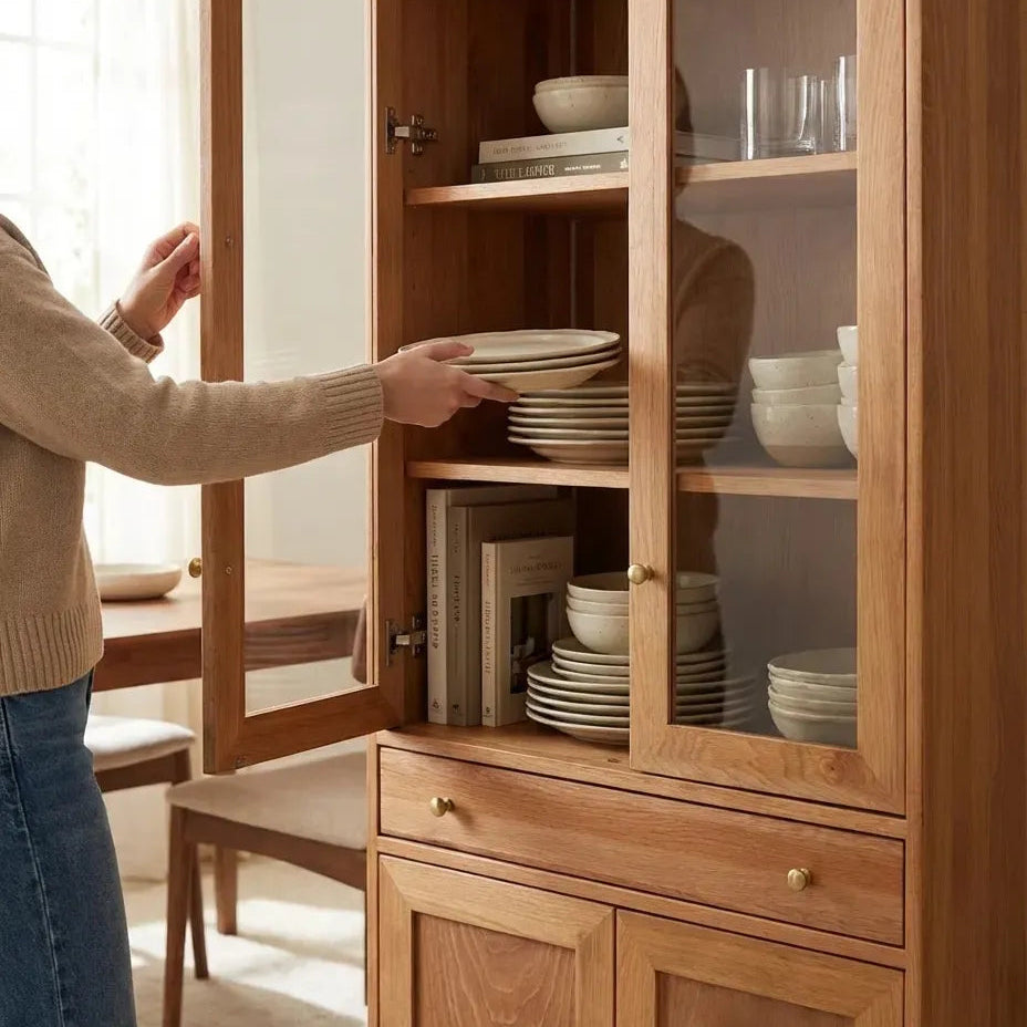 Mualla Solid Wood Cocoa Buffet