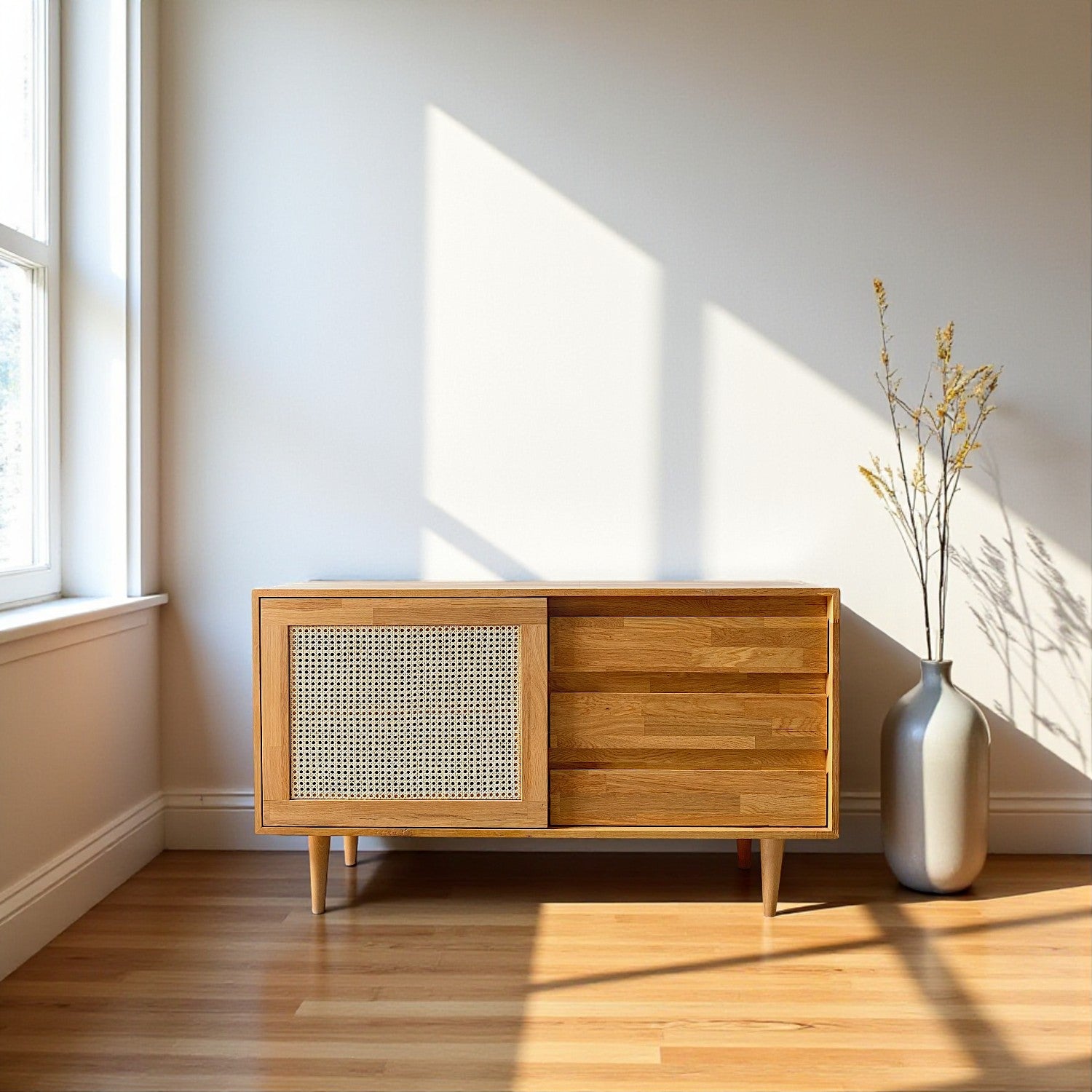 Luna Solid Wood Pure Console – Wood Mood Works