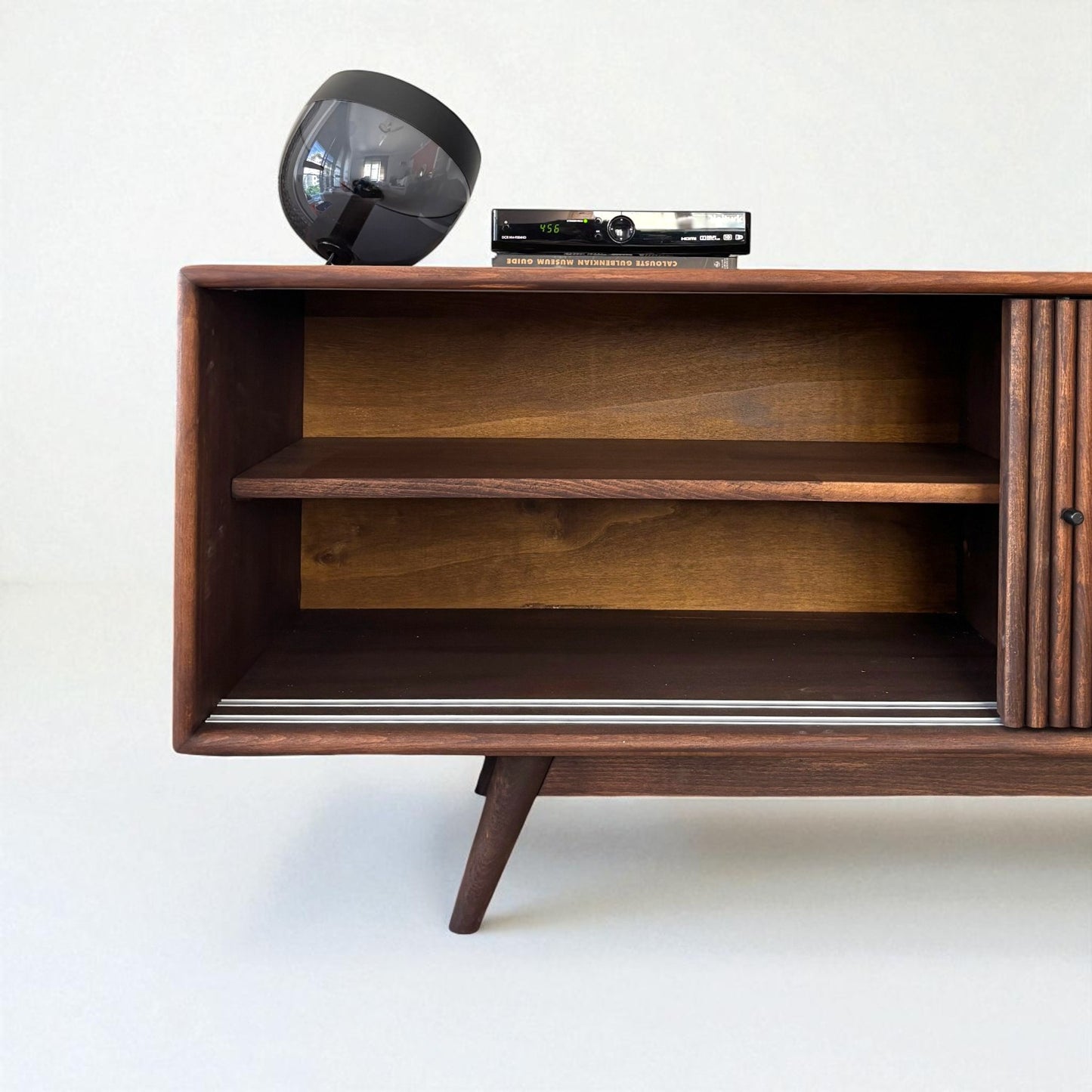 Mazhar Masif Ahşap V1 Chocolate Tv Ünitesi