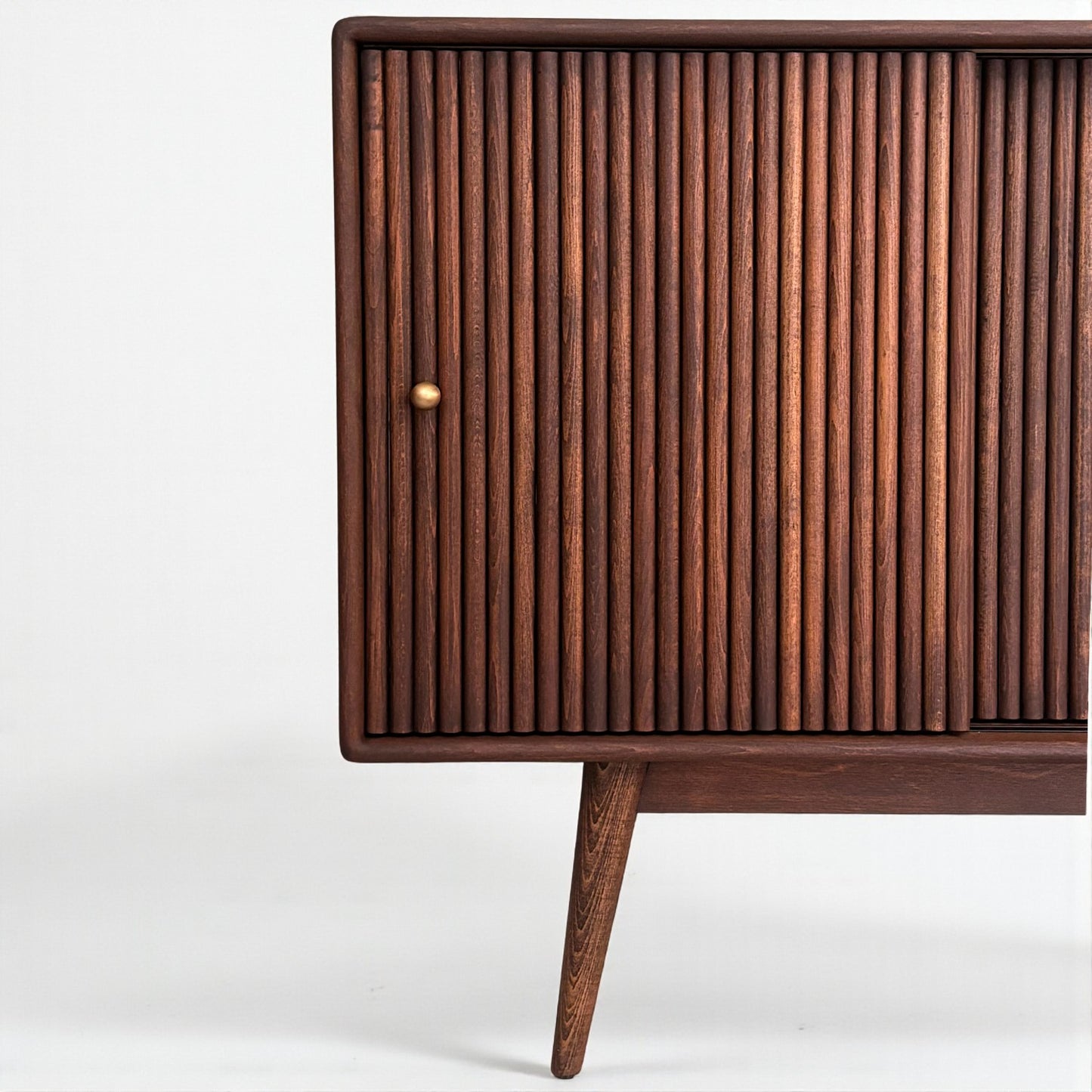 Mazhar V1 Masif Ahşap Cocoa Konsol