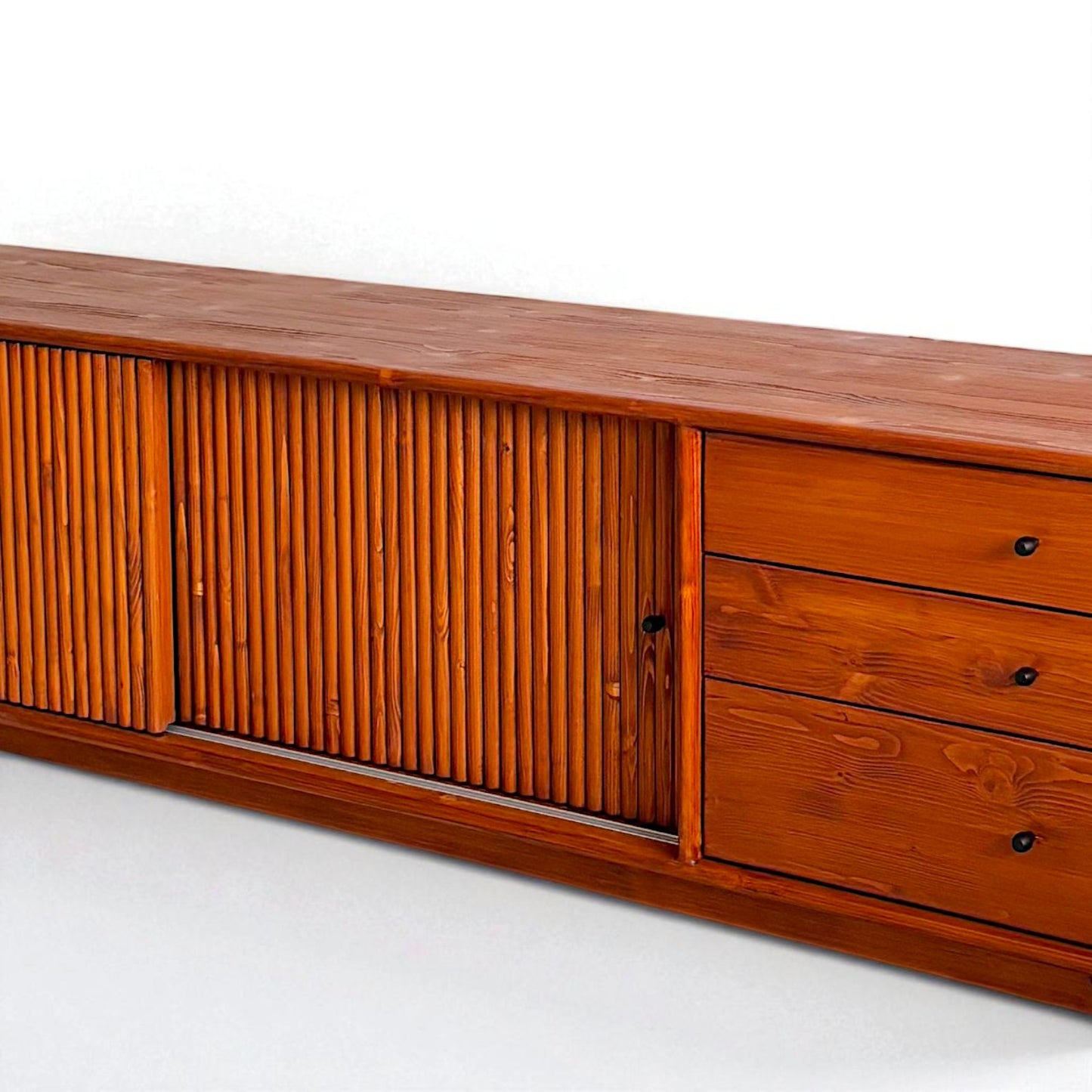 Mazhar V1 Masif Ahşap Tik TV Ünitesi