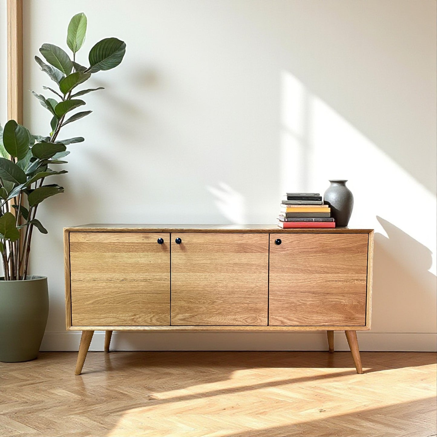 Mecmu Solid Wood Bourbon Console