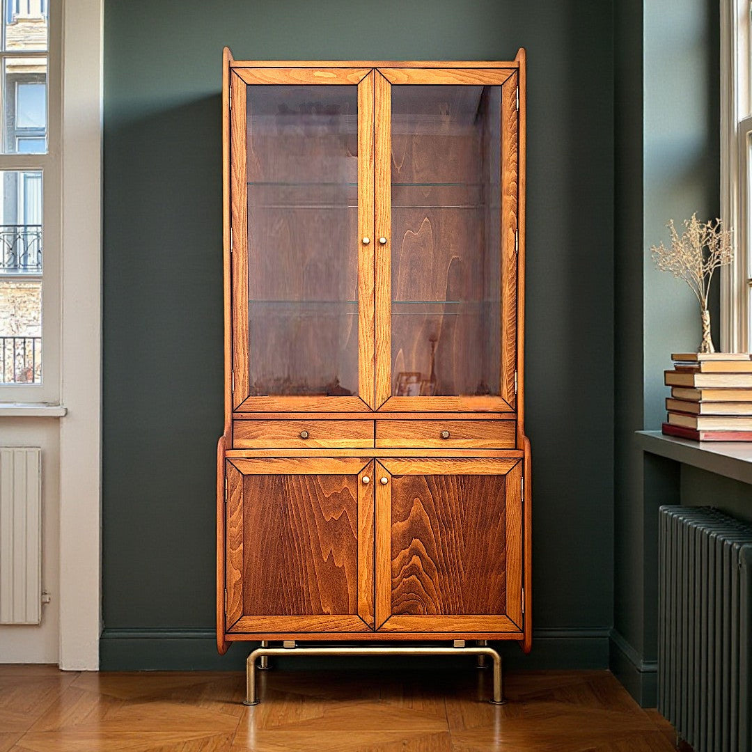 Exclusive Solid Wood Cinnamon Brown Buffet