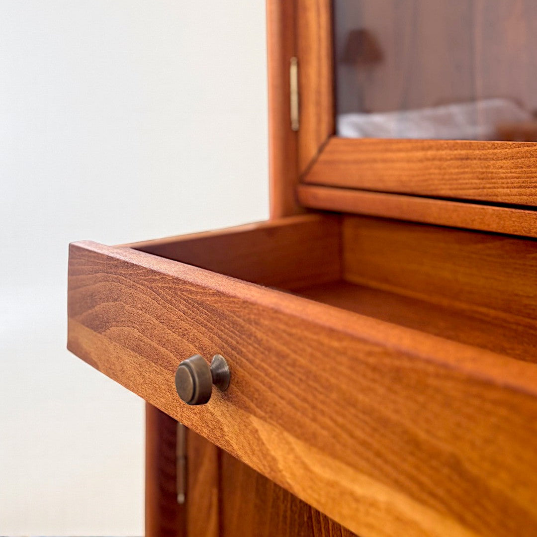 Exclusive Solid Wood Cinnamon Brown Buffet