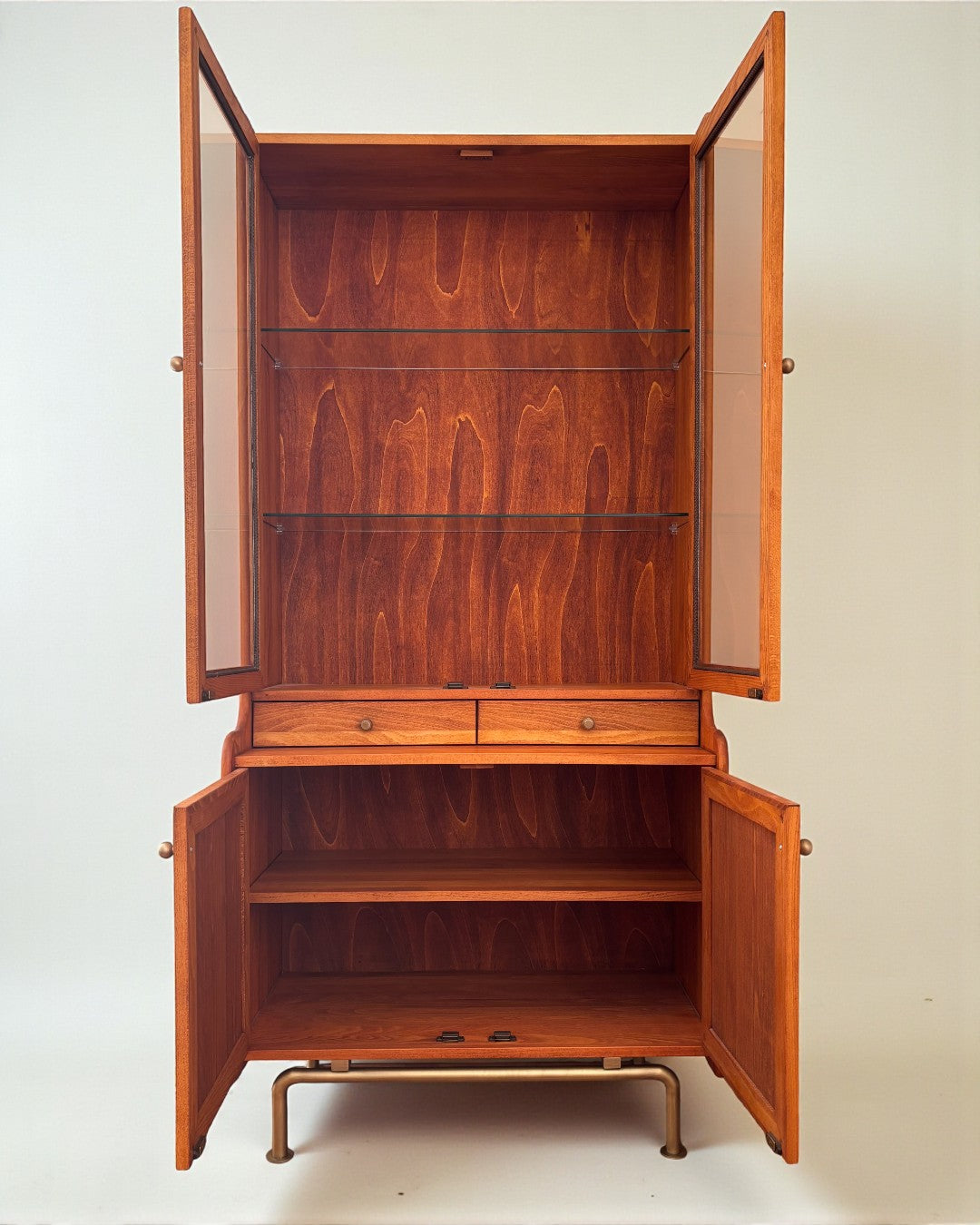 Exclusive Solid Wood Cinnamon Brown Buffet