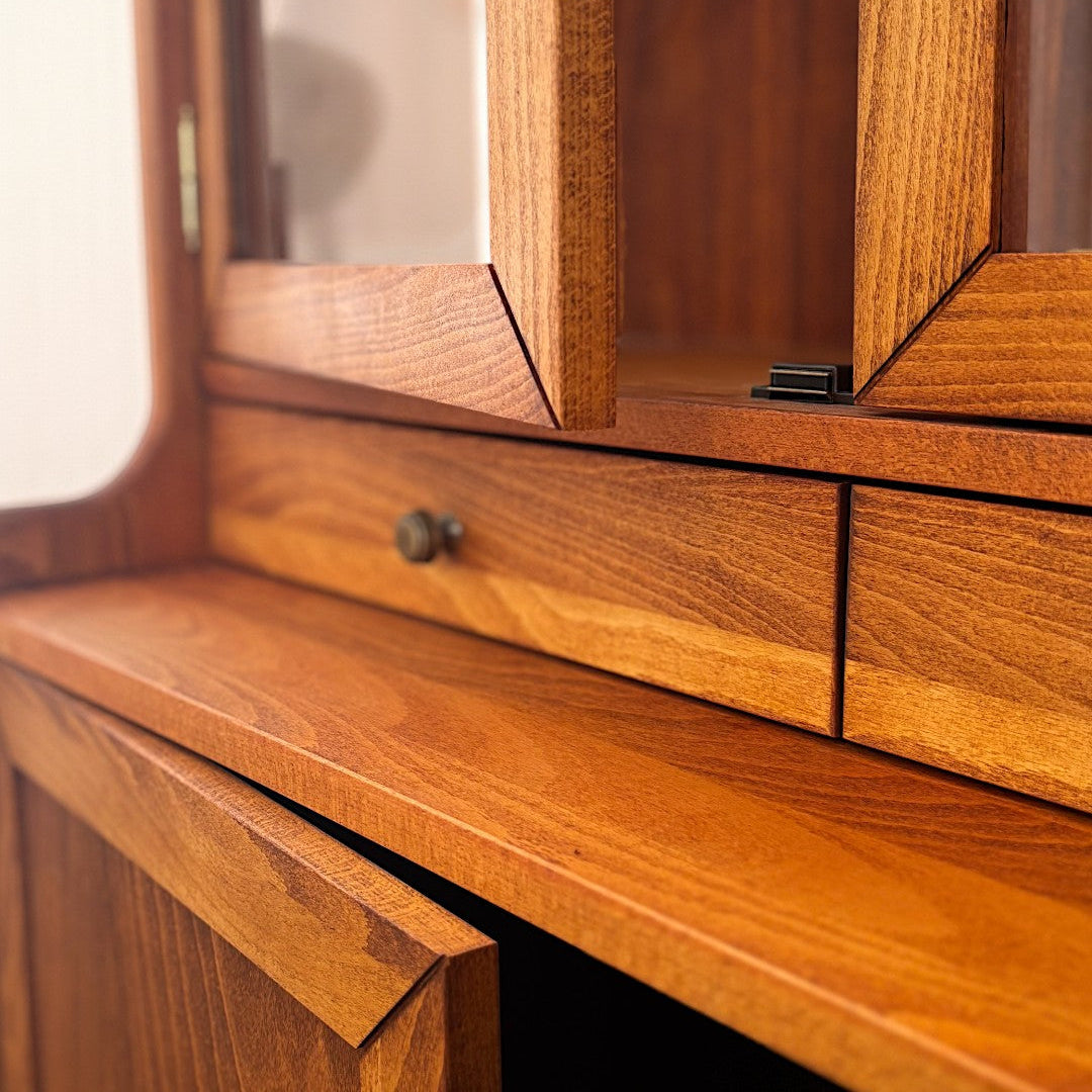 Exclusive Solid Wood Cinnamon Brown Buffet