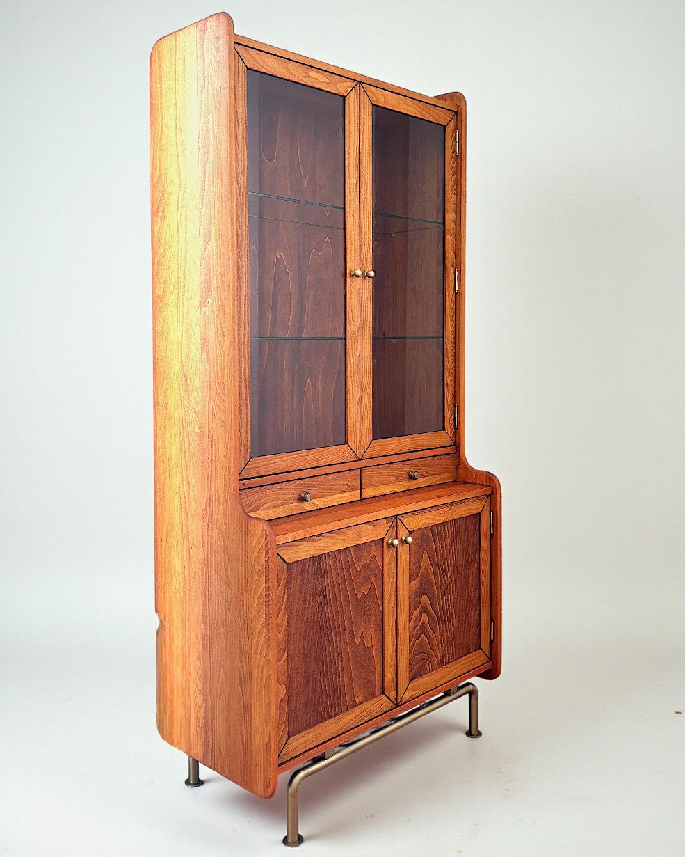 Exclusive Solid Wood Cinnamon Brown Buffet