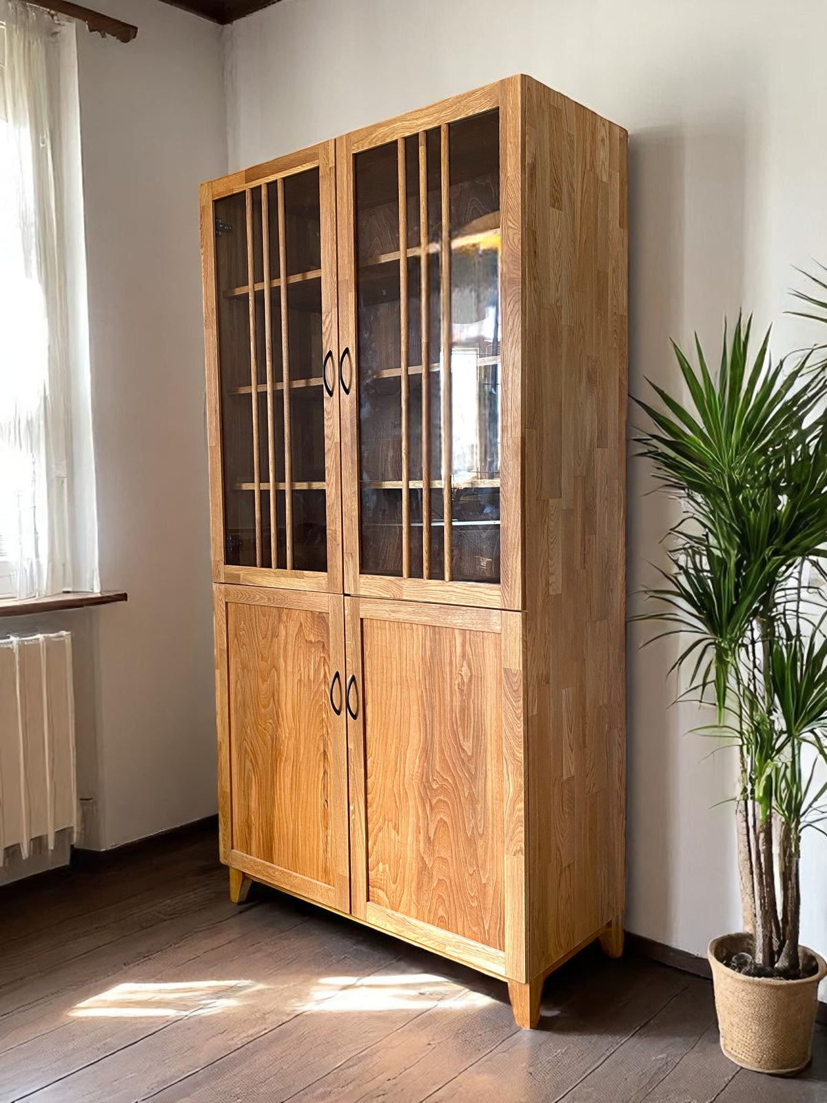 Pole-Style Solid Wood Pure Buffet