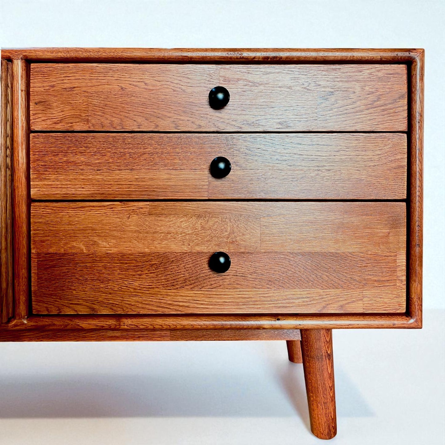 Mazhar V1 Masif Ahşap Mahogany Tv Ünitesi