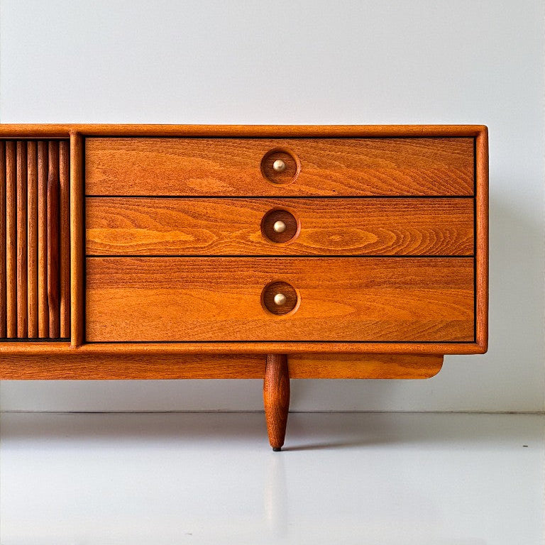 Mazhar V2 Masif Ahşap Cinnamon Brown TV Ünitesi