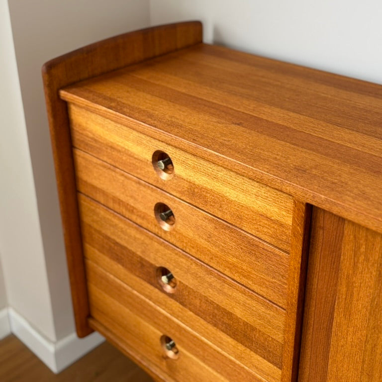 Mazi V2 Masif Ahşap Cinnamon Brown Konsol