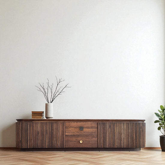 Münhani Masif Ahşap Cocoa TV Ünitesi