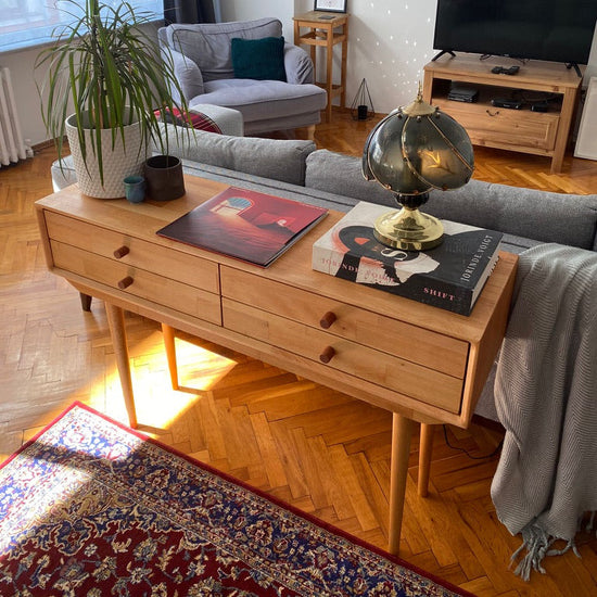 Apalak Masif Ahşap Pure Dresuar