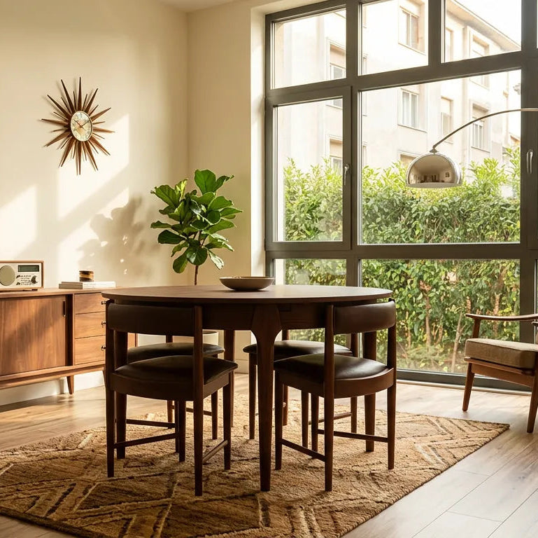 Midra Solid Wood Arabica Dining Table