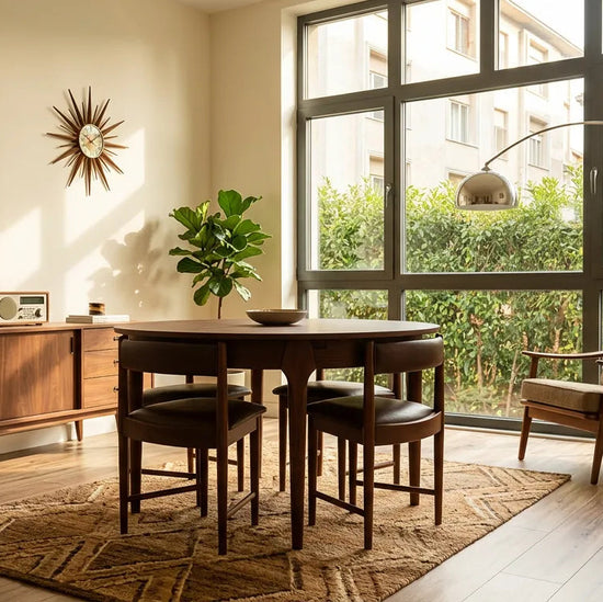 Midra Solid Wood Arabica Dining Table