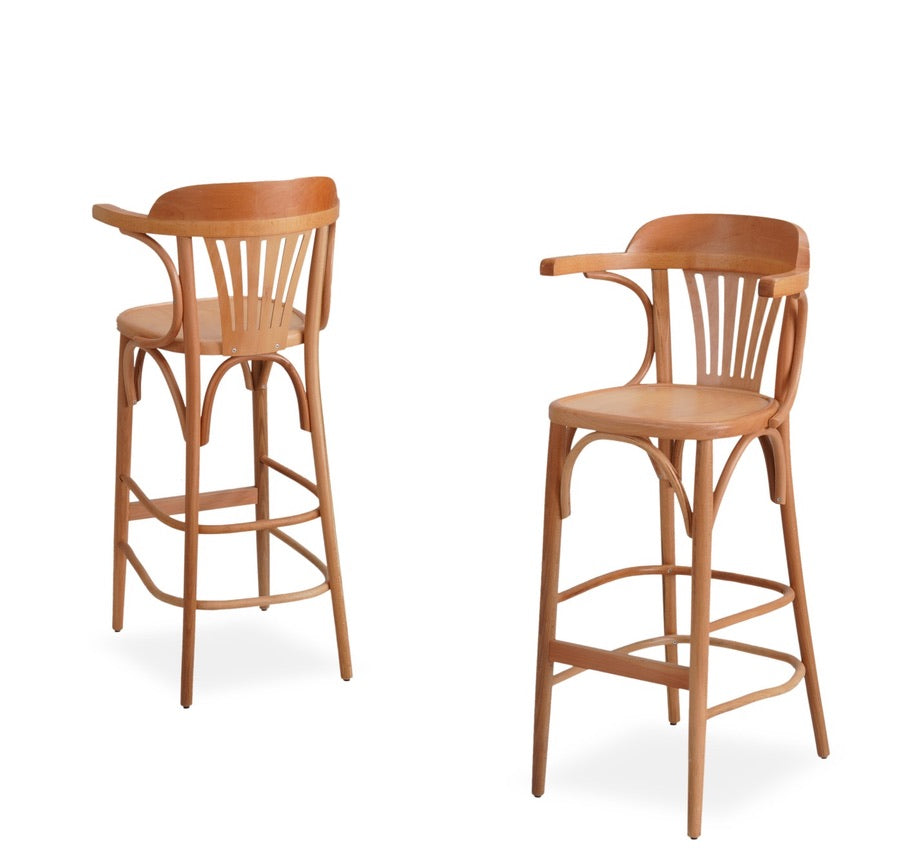 Asos Ahşap Kollu Bar Sandalyesi