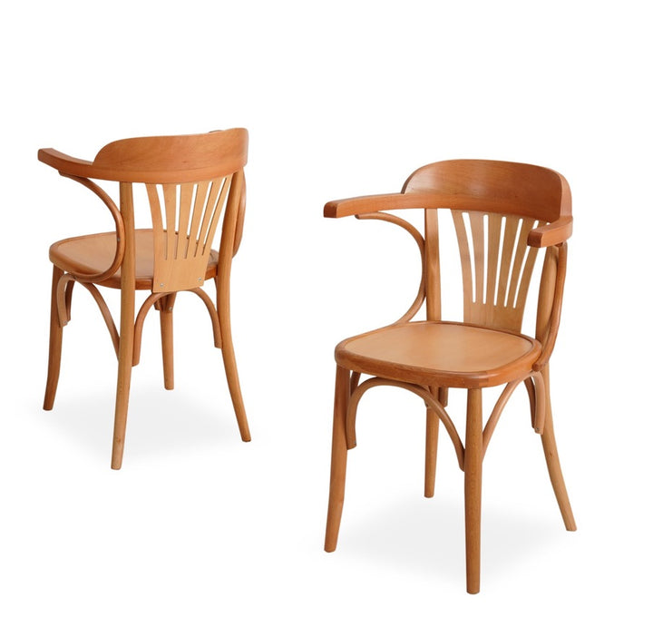 Asos Ahşap Kollu Yemek Masası Sandalyesi