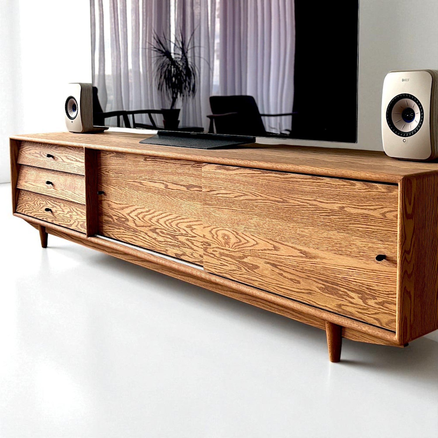 Mahir Masif Ahşap Bourbon Tv Ünitesi