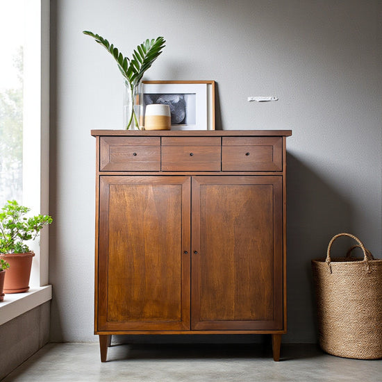 Armoni Masif Ahşap Ceviz Su Bazlı Konsol