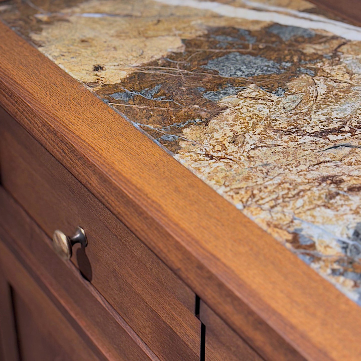 Armoni Masif Ahşap Cocoa Konsol