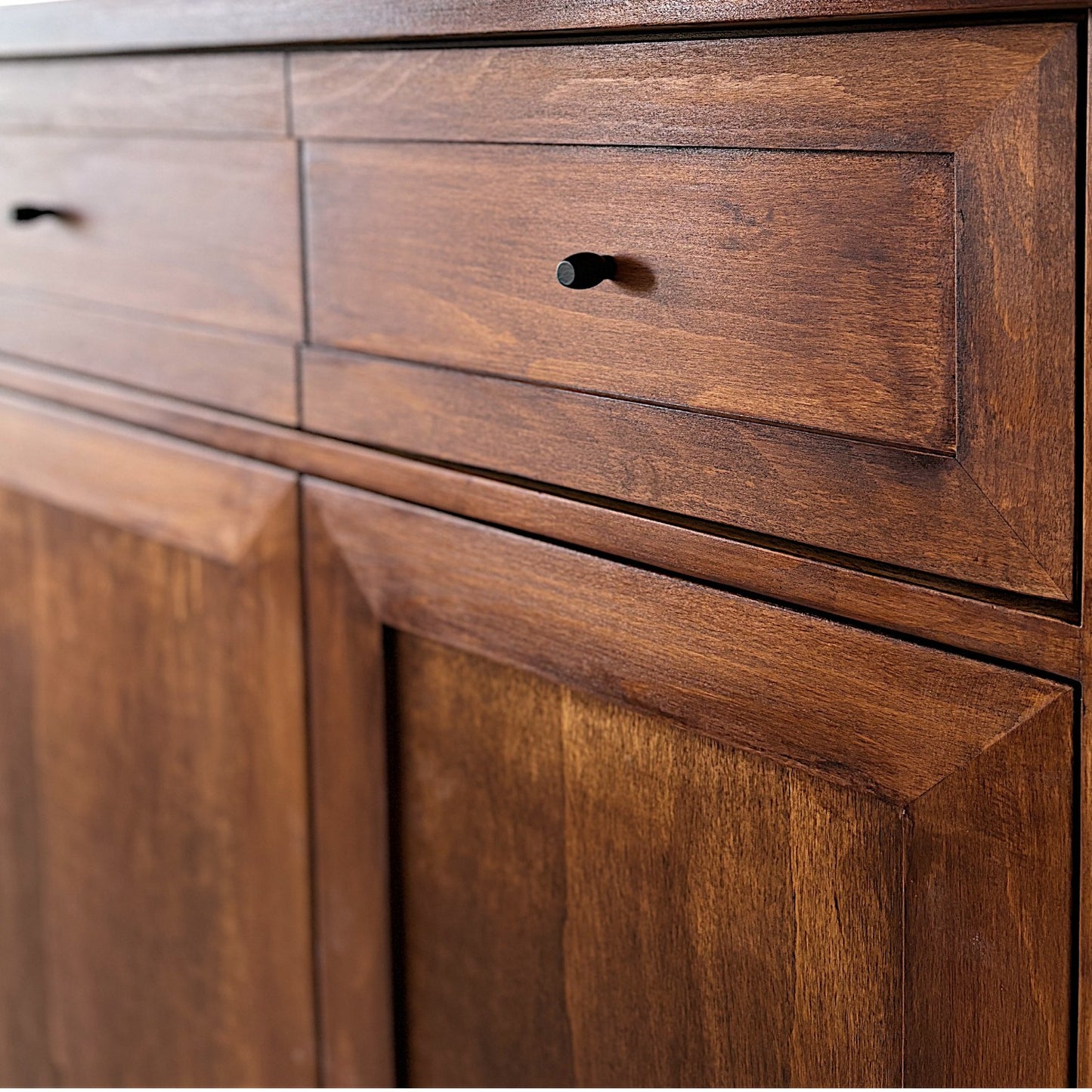 Armoni Masif Ahşap Ceviz Su Bazlı Konsol