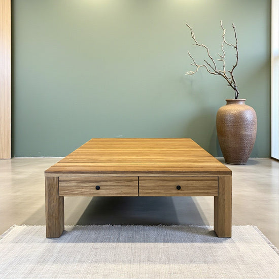 Baba Masif Ahşap Bourbon Orta Sehpa