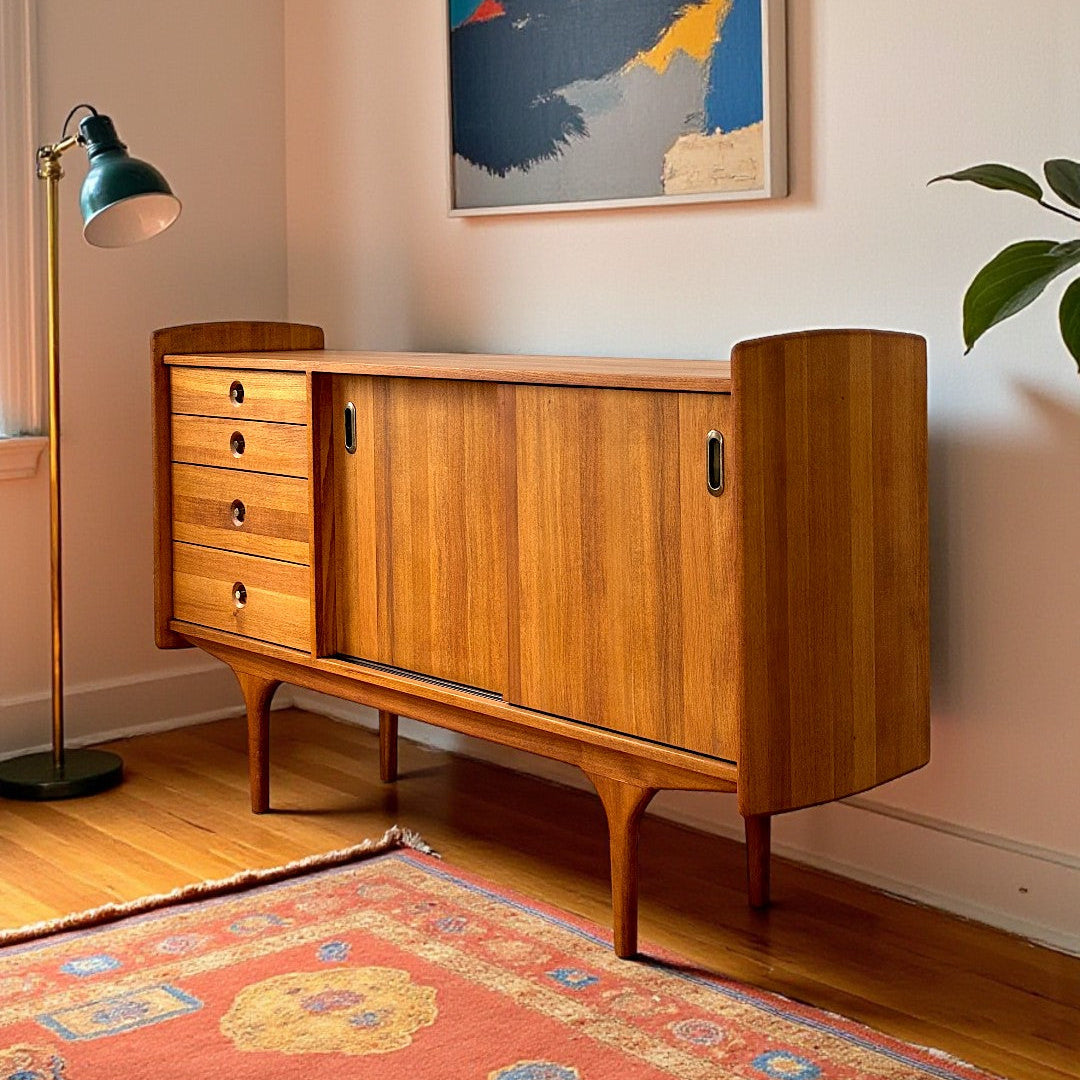 Mazi V2 Masif Ahşap Cinnamon Brown Konsol