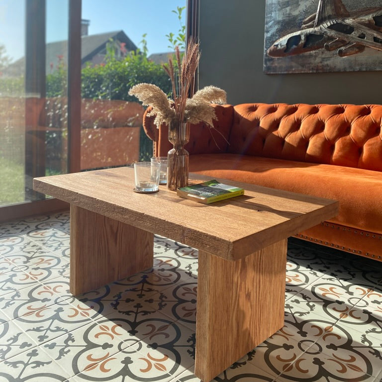 Haydar Masif Ahşap Borubon Orta Sehpa