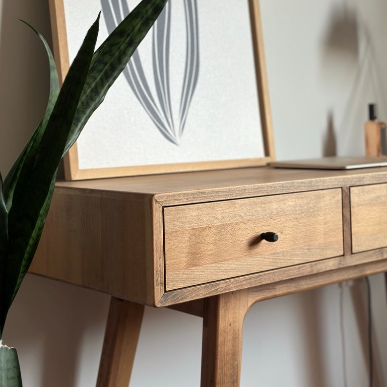 Yekpare Masif Ahşap Castle Brown Dresuar