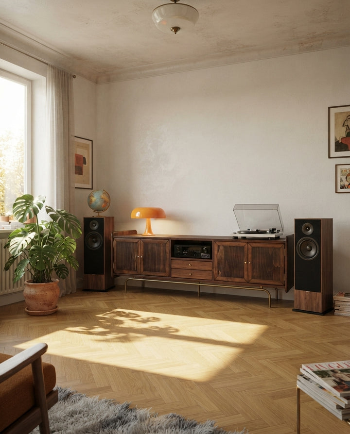Exclusive Solid Wood Cocoa TV Unit