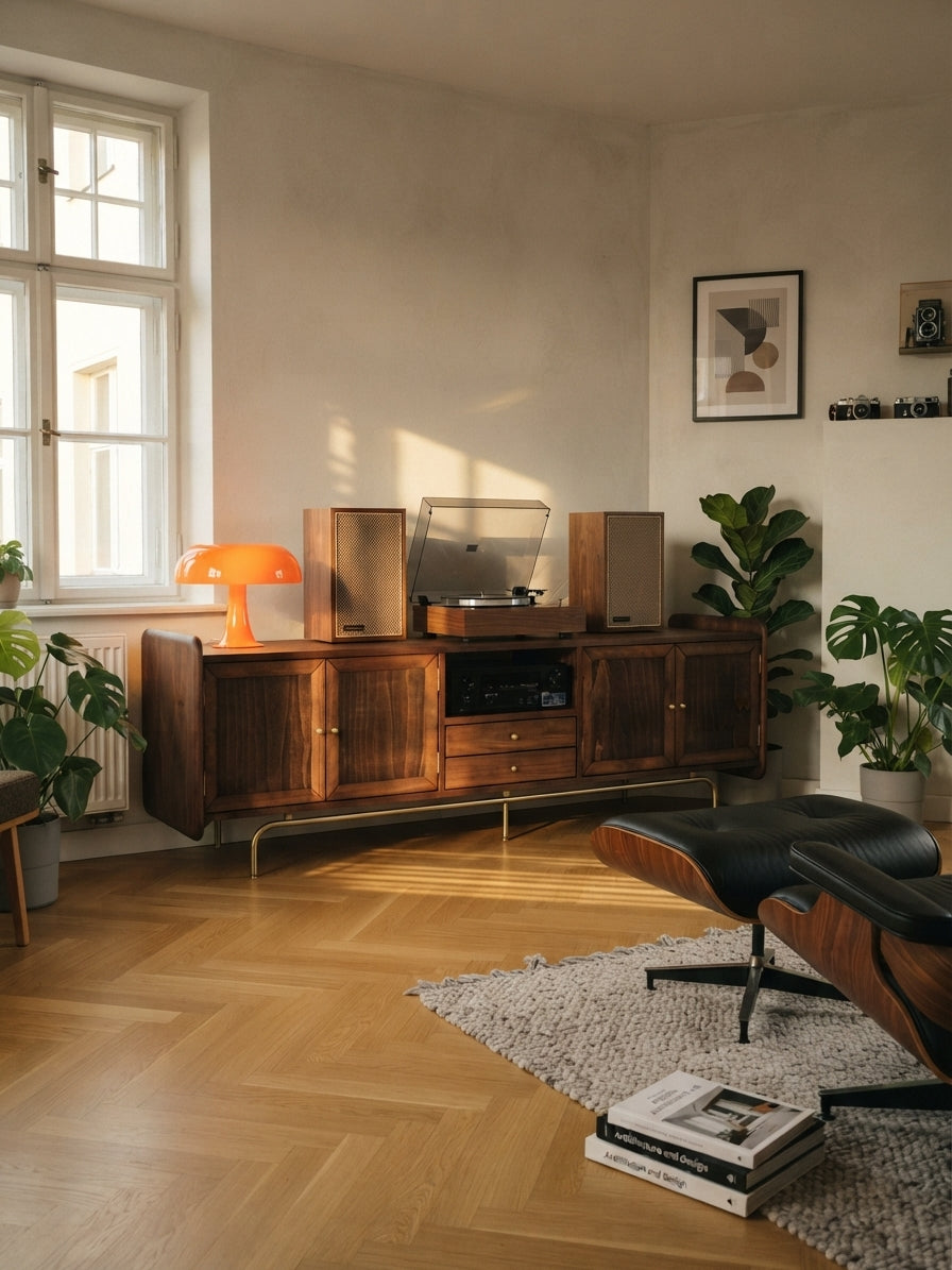 Exclusive Solid Wood Cocoa TV Unit