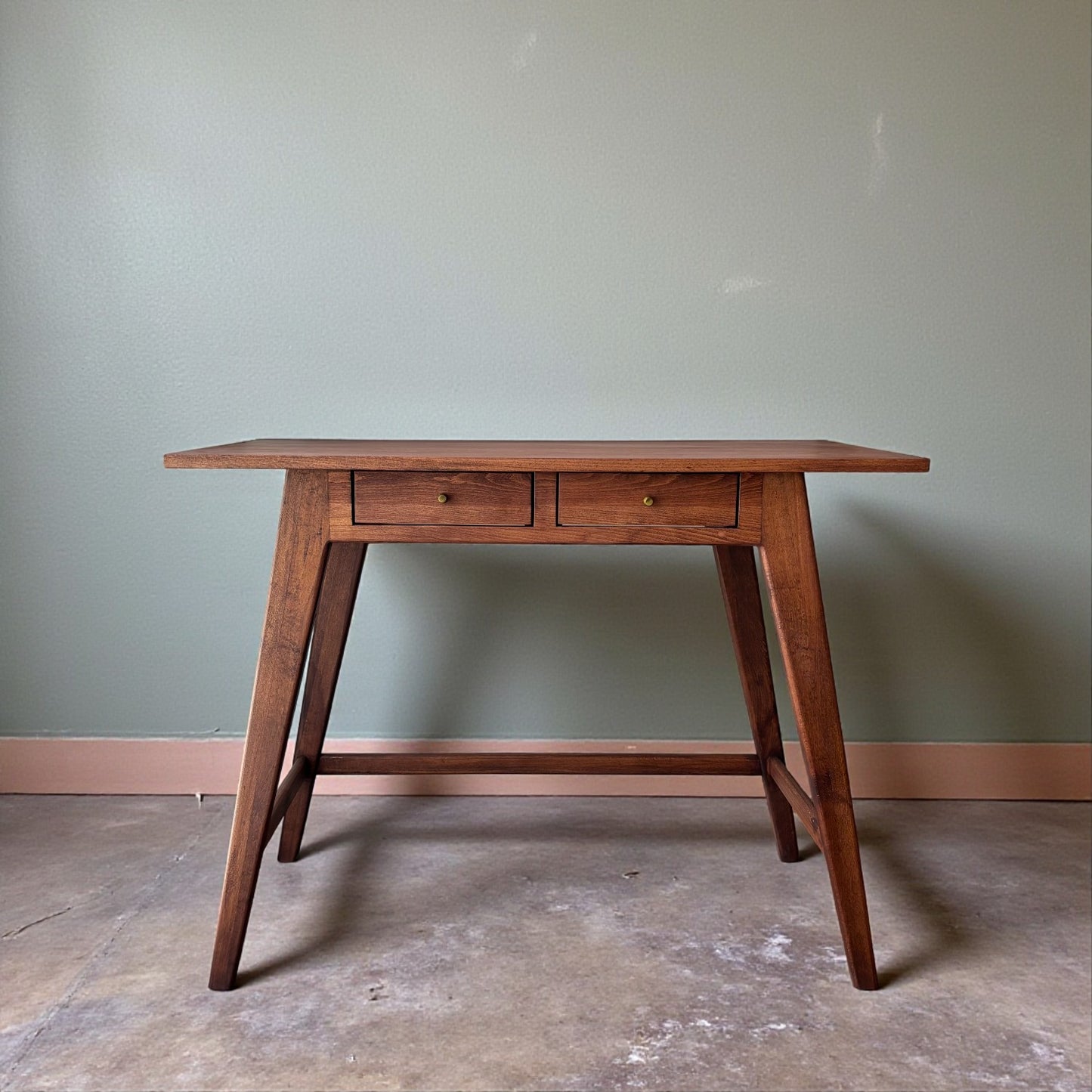 Gülendam V2 Masif Ahşap Arabica Çalışma Masası