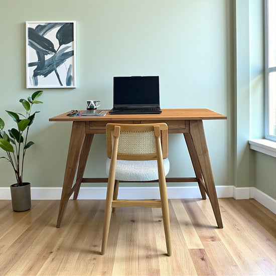 Gülendam V2 Masif Ahşap Kestane Papel Çalışma Masası