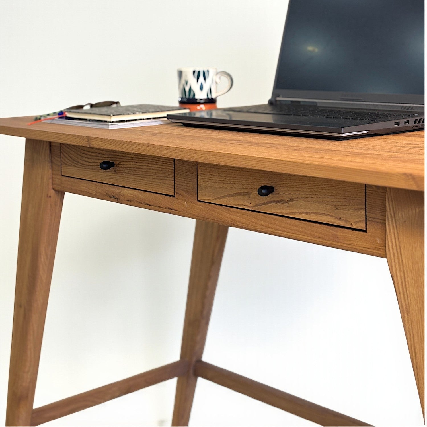 Gülendam V2 Masif Ahşap Kestane Papel Çalışma Masası