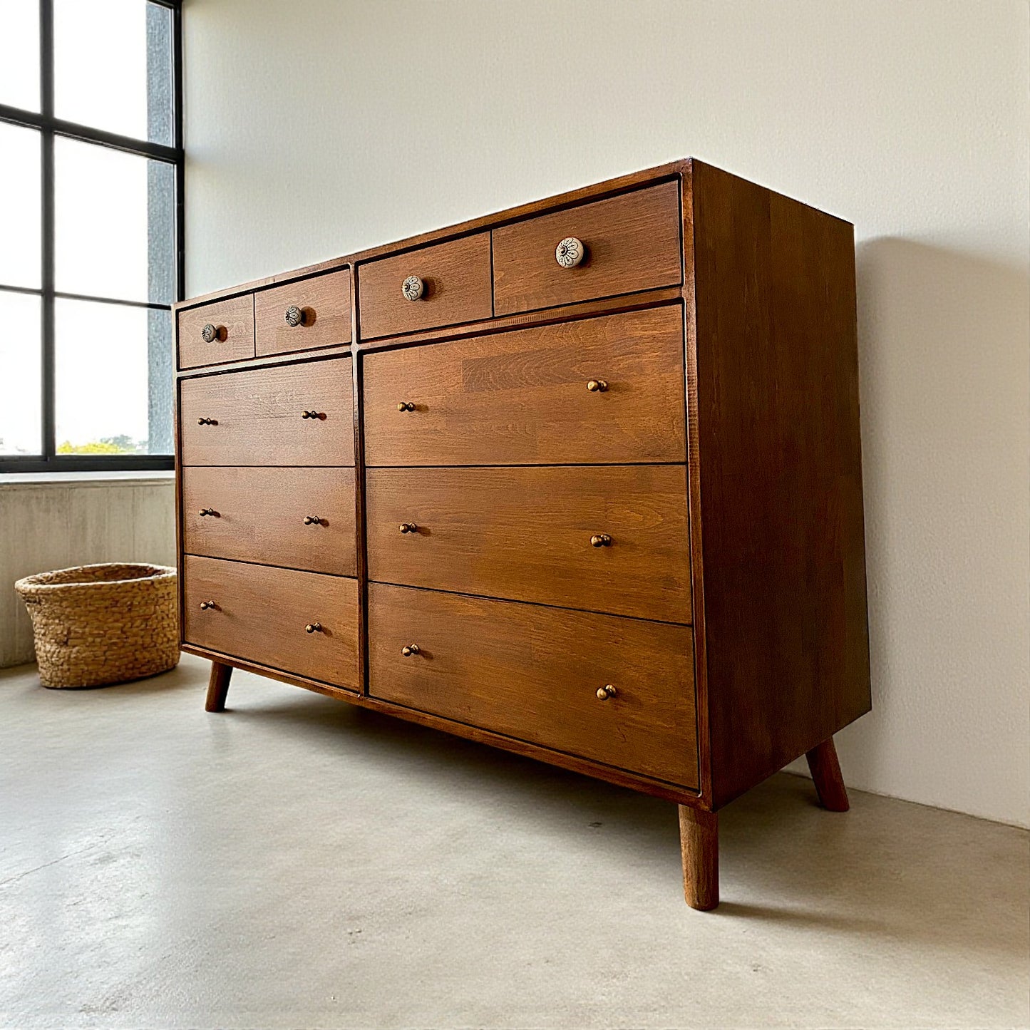 Gündedün Masif Ahşap K. Ceviz Şifonyer