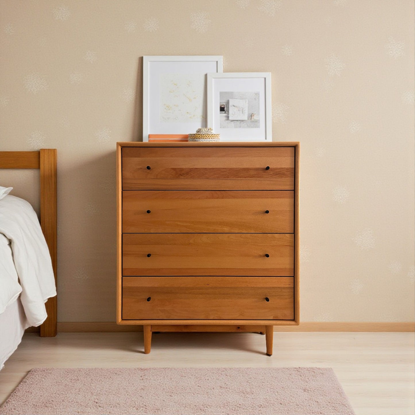 Gündedün Masif Ahşap Bourbon Şifonyer