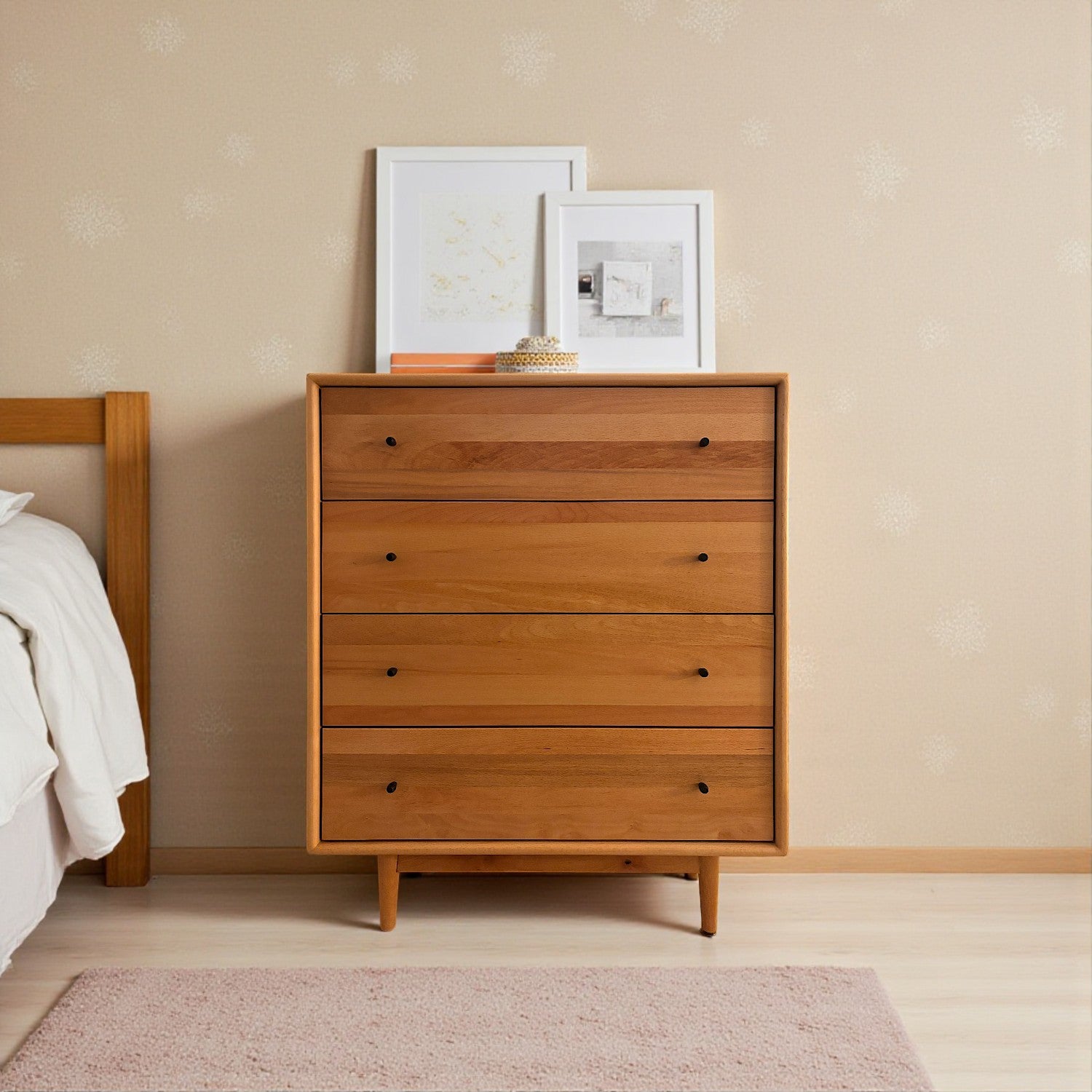 Gündedün Masif Ahşap Bourbon Şifonyer