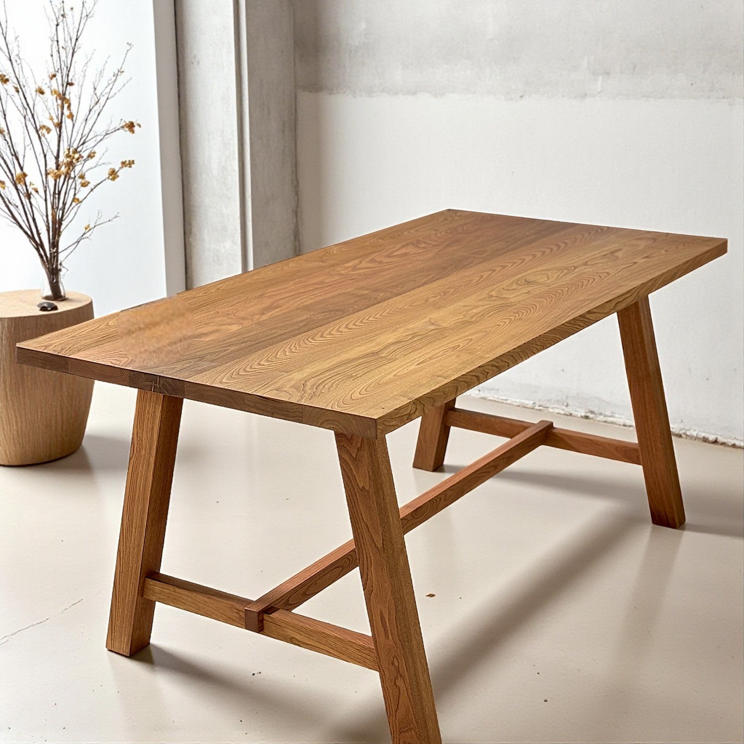 Haydar Masif Ahşap Bourbon Yemek Masası