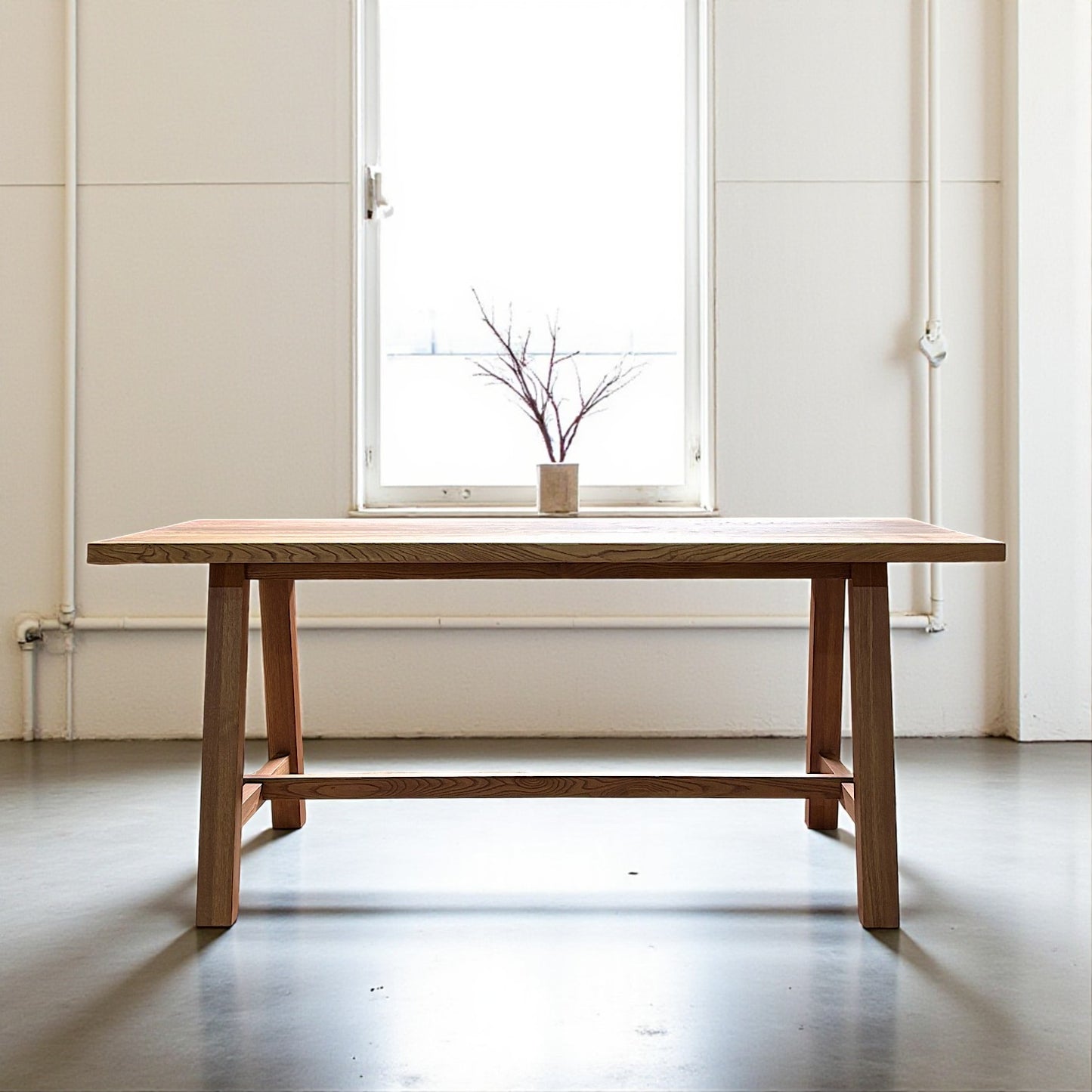 Haydar Masif Ahşap Bourbon Yemek Masası