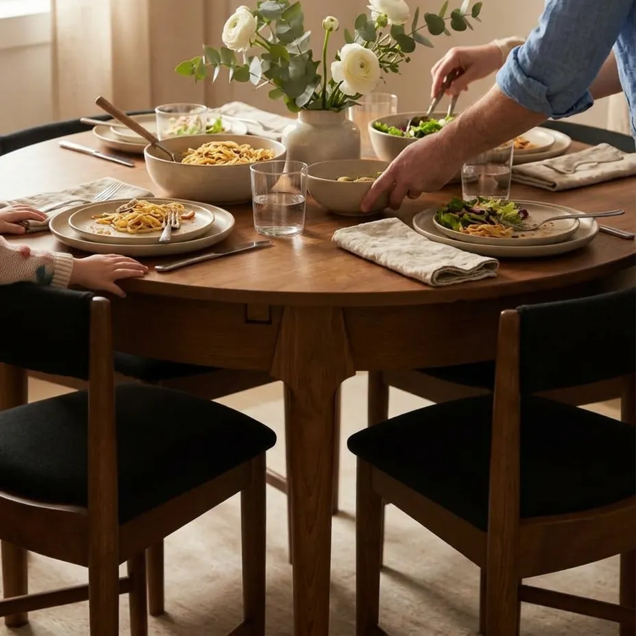 Midra Solid Wood Arabica Dining Table