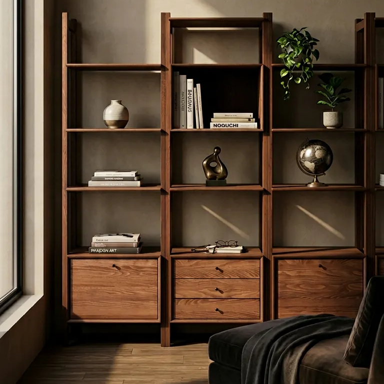 Zarife Solid Wood Arabica Bookcase