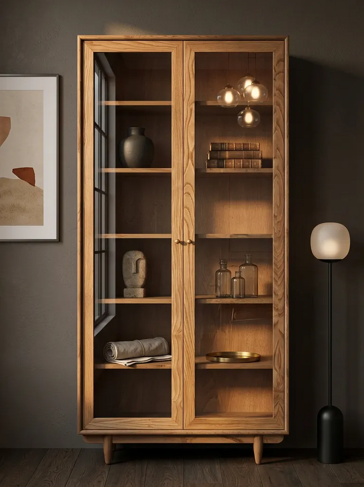 Mualla Solid Wood Cocoa Buffet