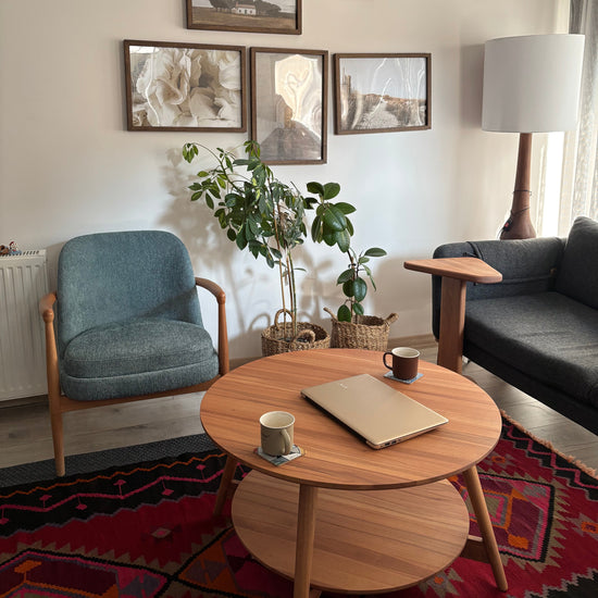 Palas Masif Ahşap Berjer