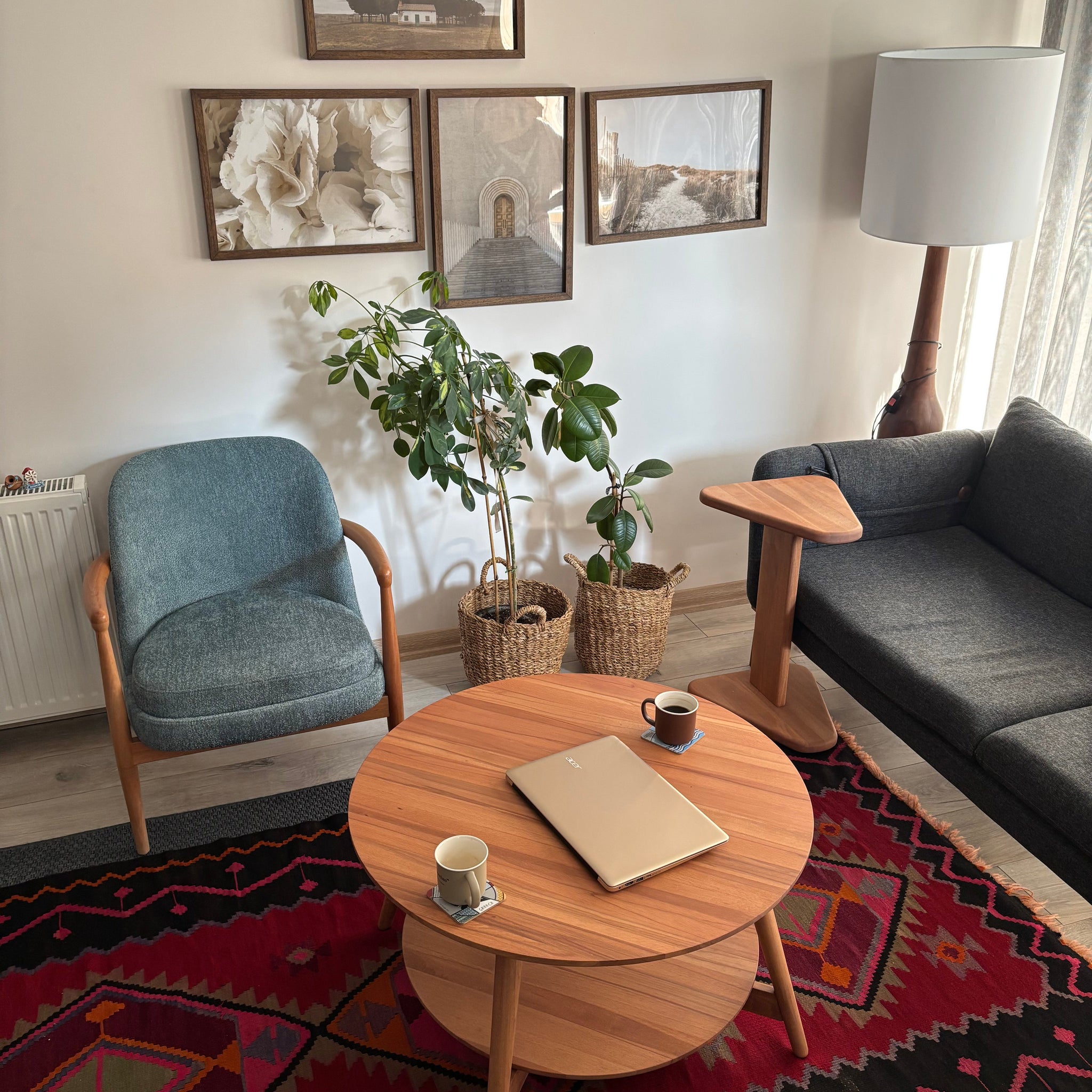 Palas Masif Ahşap Berjer