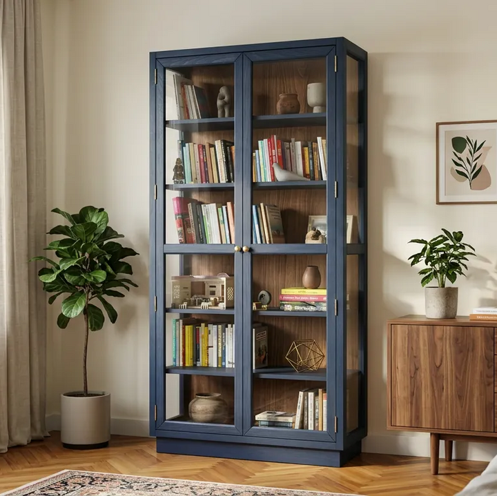 Zarife Solid Wood Arabica Bookcase